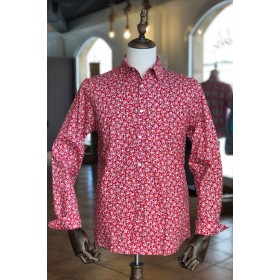 Chemise homme rouge...