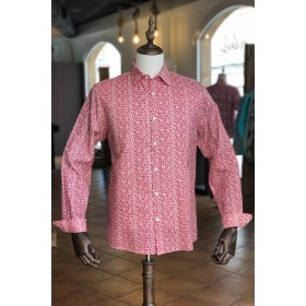 Chemise homme rose imprimés...