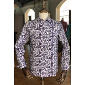 Purple lotus flower print...