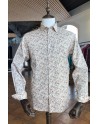 Art brown print men's shirt | ABH Collection JÁVEA