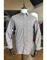 Burgundy paisley print men's shirt | ABH Collection JÁVEA