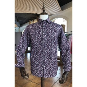 Camisa de hombre burdeos...