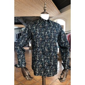 Camisa de hombre azul...