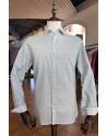 Camisa de hombre estampado punto verde | ABH Collection JÁVEA