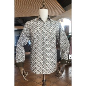 Chemise homme imprimé losanges