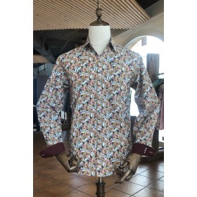 Camisa de hombre estampada...