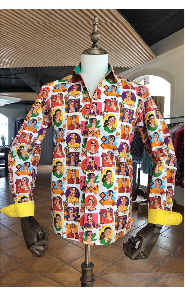 Camisa de hombre estampado de Frida KAHLO | ABH Collection JÁVEA