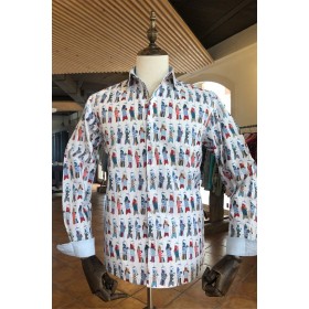 Moon men's print shirt | ABH Collection JÁVEA