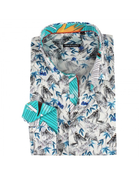 Chemise imprimée Émilia - MISE AU GREEN