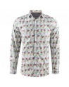 ABH Collection JÁVEA Men's shirt with skull and flowers