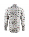 ABH Collection JÁVEA Men's shirt with skull and flowers 2
