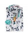 Camisa de hombre con estampado de tallo de flores | ABH Collection JÁVEA