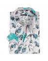 Hibiscus flower print men's shirt | ABH Collection JÁVEA