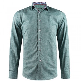 chemise homme verte