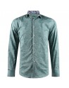 Leaf print green men's shirt | ABH Collection JÁVEA