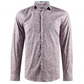 Chemise homme rose imprimé...