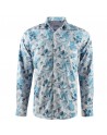 Tropical flower print white men's shirt | ABH Collection JÁVEA