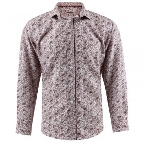 Camisa de hombre burdeos...