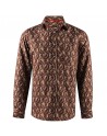 Cashmere print brown men's shirt | ABH Collection JÁVEA