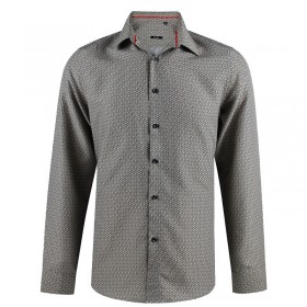 Chemise homme beige imprimé...