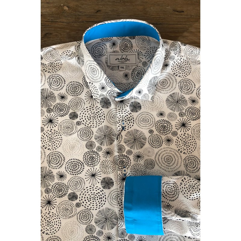 Fireworks printed men's shirt | ABH Collection JÁVEA