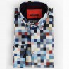 Camisa de hombre estampado gráfico de prueba TV color | ABH Collection JÁVEA
