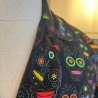 Camisa de hombre de manga corta con estampado de calavera mexicana