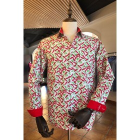 Camisa de hombre estampado...