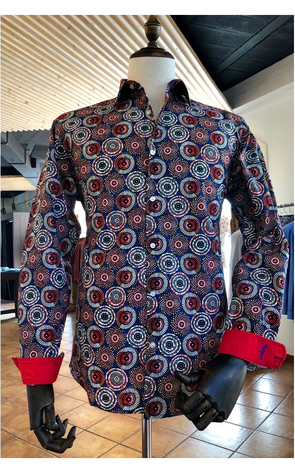 Ethnic print men's shirt | ABH Collection JÁVEA