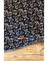 Beige floral print black men's shirt | ABH Collection JÁVEA