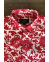 Red flower print men's shirt | ABH Collection JÁVEA