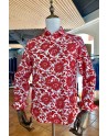 ABH Collection JÁVEA Camisa de hombre flores rojas