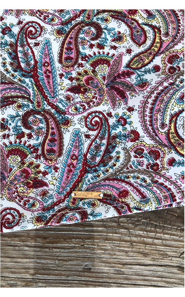 Pink paisley print men's shirt ABH Collection JÁVEA